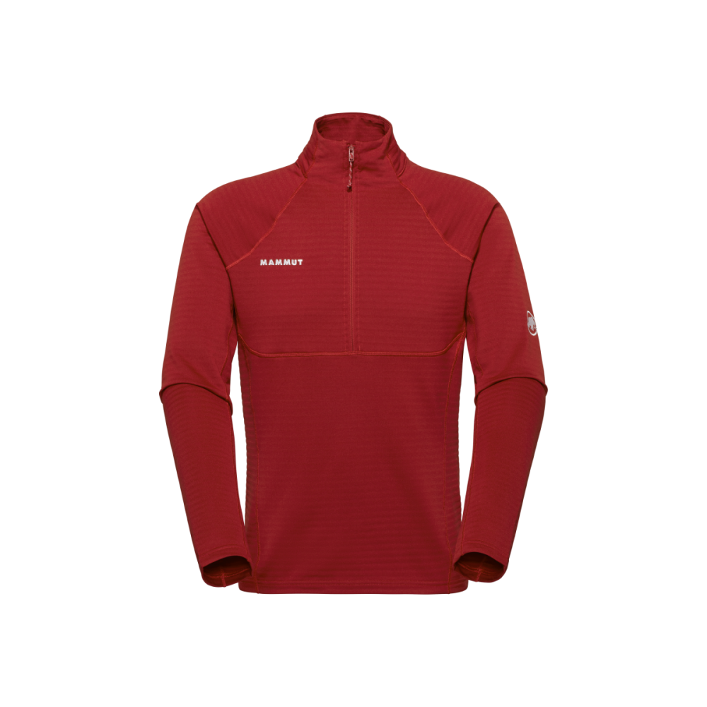 Mammut Taiss ML Half Zip Pull Men, dark red, XL
