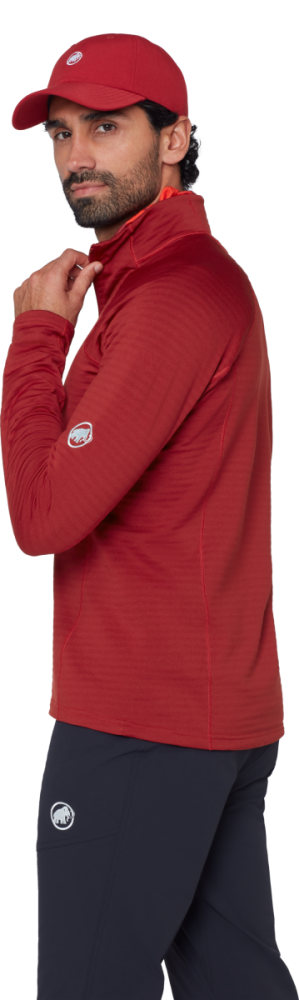 Mammut Taiss ML Half Zip Pull Men, dark red, XL