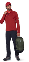 Mammut Taiss ML Half Zip Pull Men, dark red, XL