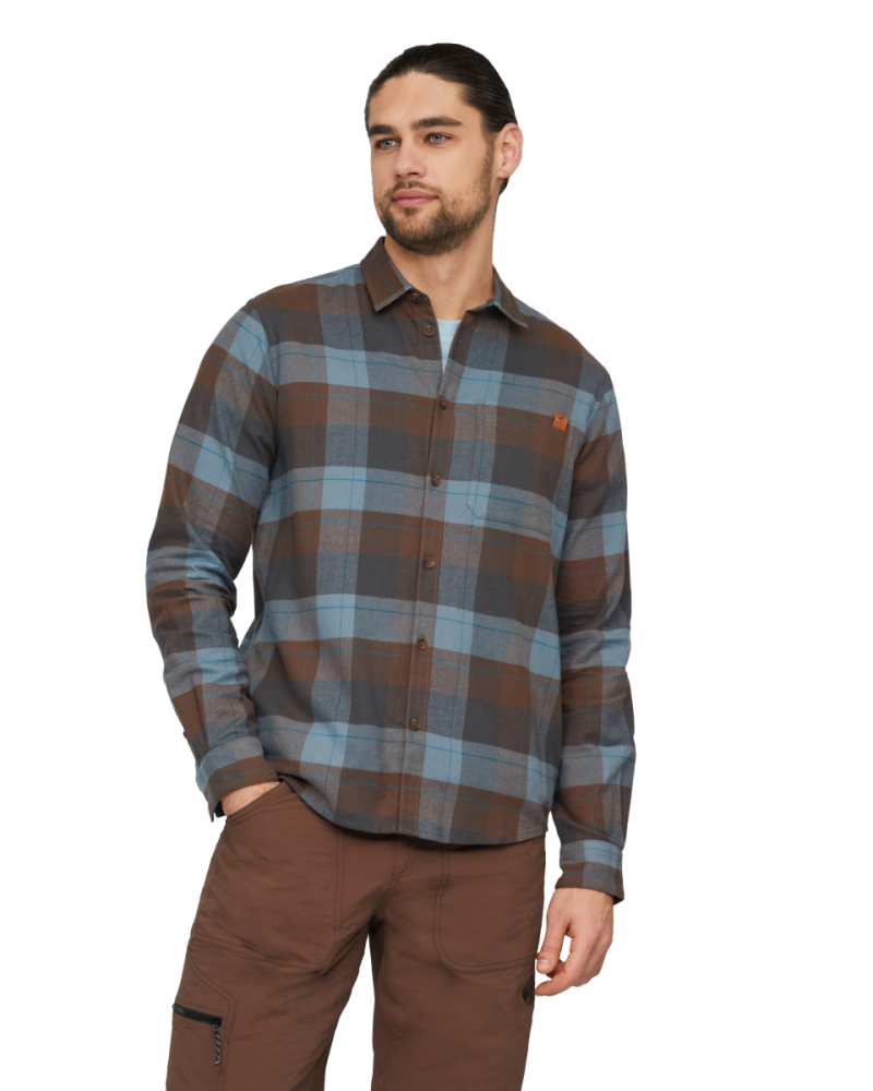 Mammut Trovat Longsleeve Shirt Men, gabbro-strata, XL