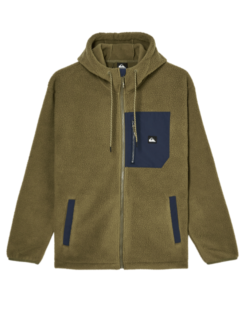 Quiksilver Clean Coast Fz Hood, grape leaf, Medium