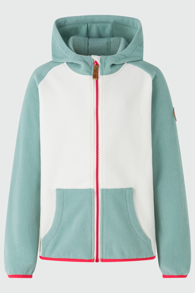 Rukka Erik Kinder Fleece Zip-Hoodie, 0677, blue surf, 128