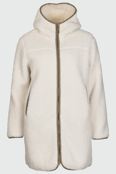 rukka Fiona Damen Sherpa Mantel, arctic wolf