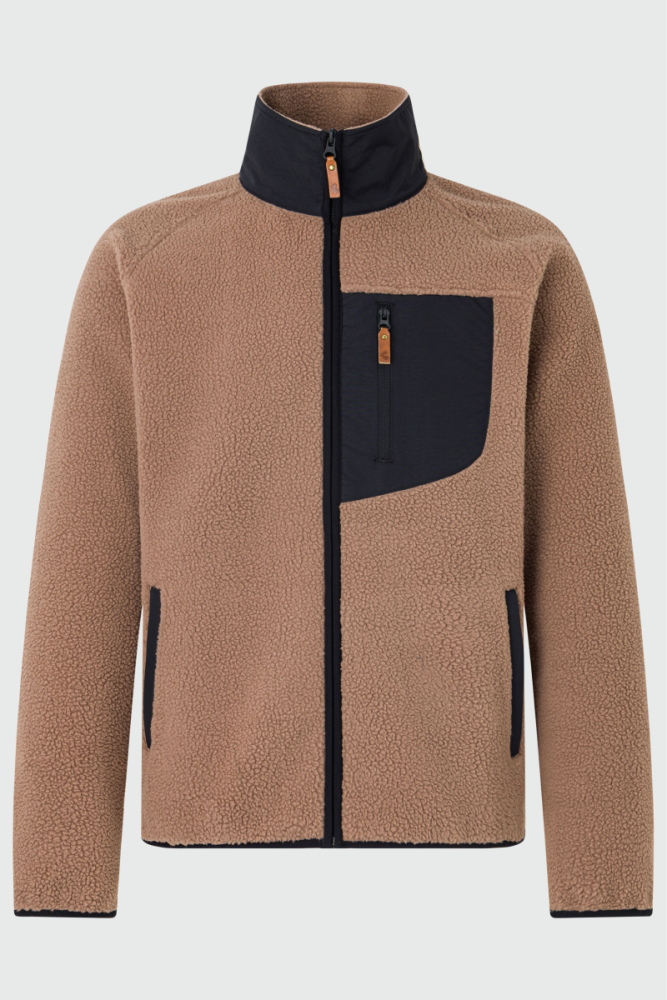Rukka Carson Herren Fleece Jacke, 0621, shitake, L