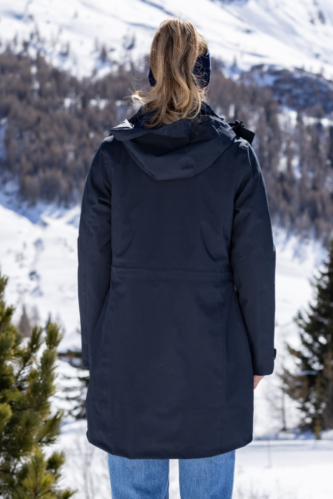 rukka Clara 3 in 1 Wintermantel, Damen, dark navy, 38