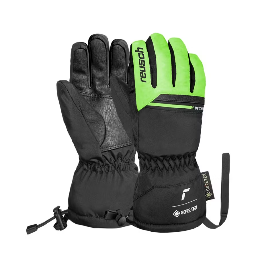 Reusch Sprint GORE-TEX Junior, black_neon green, 3.5