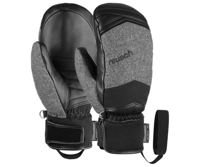Reusch Laura R-TEX XT Mitten, blk/grey alp mel., 6