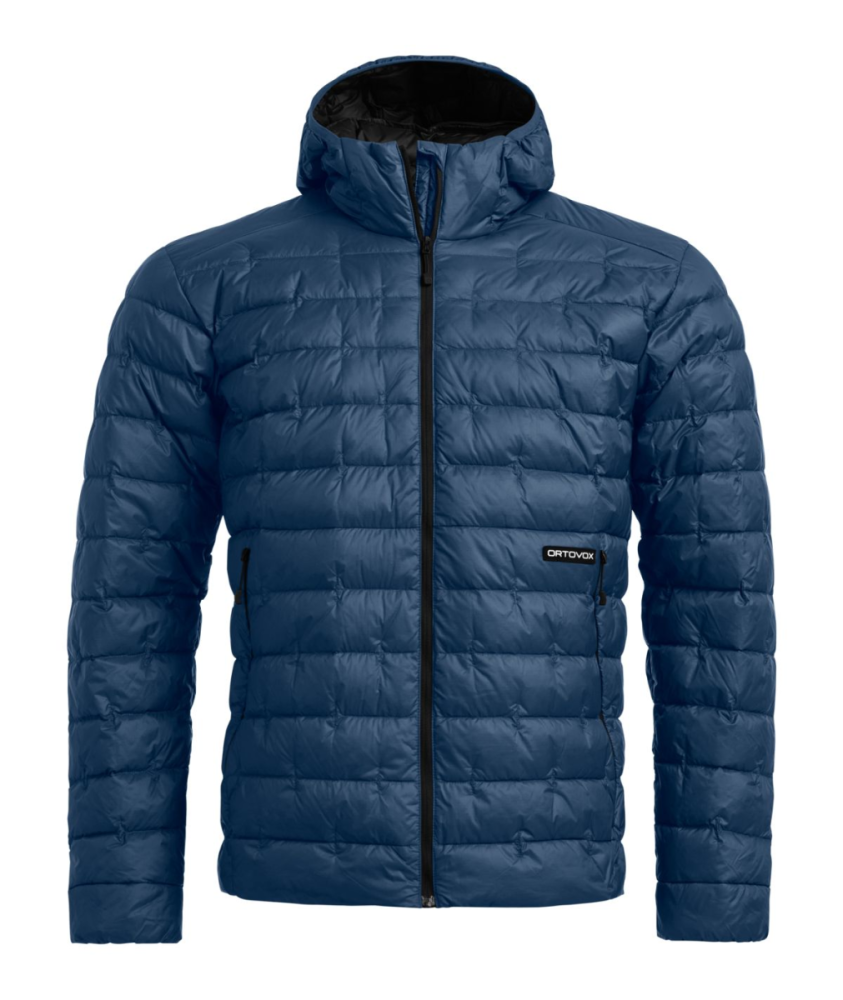 Ortovox DOWNWOOL 180 HOODED JACKET M, blue nunatak, XL