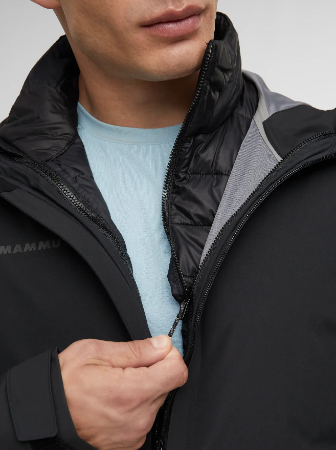 Mammut Linard Guide 3 in 1 HS Hooded Jacket Men, black-black, XL