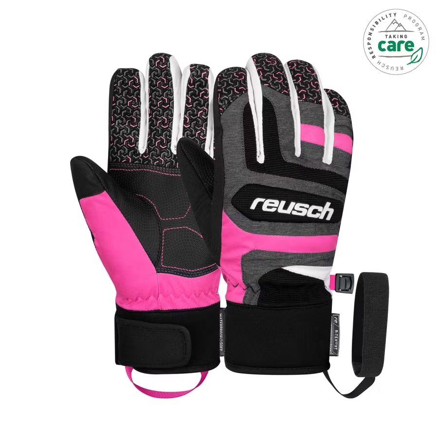 Reusch Chris R-TEX® XT Junior, grey mel./kn.pink, 6.5