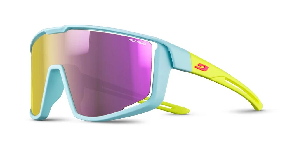 Julbo FURY JUNIOR, Hellblau / Neongelb / Rosa, 7-12 Jahre