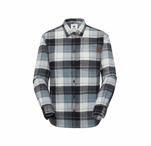 Mammut Trovat Longsleeve Shirt Women, silver sage-strata, XL