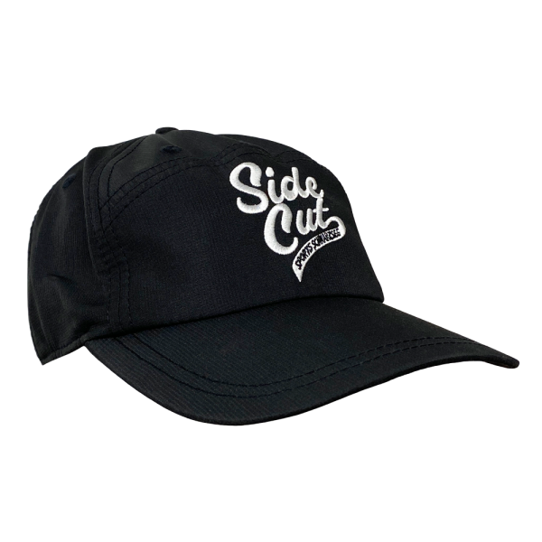 Bergsee Side Cut Panel Sport Cap, Black, one size