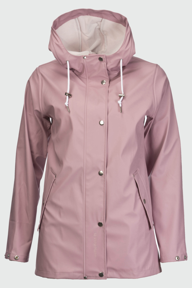 Rukka Vera Damen Regenjacke, mauve shadows, 36