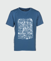 Rukka Rafi Funktions T-Shirt Kinder, mauve shadows, 128