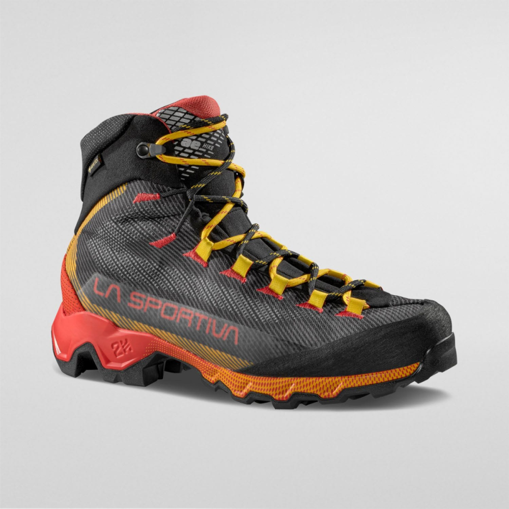 La Sportiva Aequilibrium Hike GTX, Carbon/Yellow, 42.5