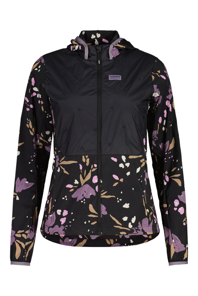 Maloja TamaraM. Printed, deep black brushflower, L