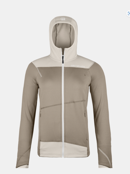 Ortovox FLEECE LIGHT HOODY W, grey sand, M