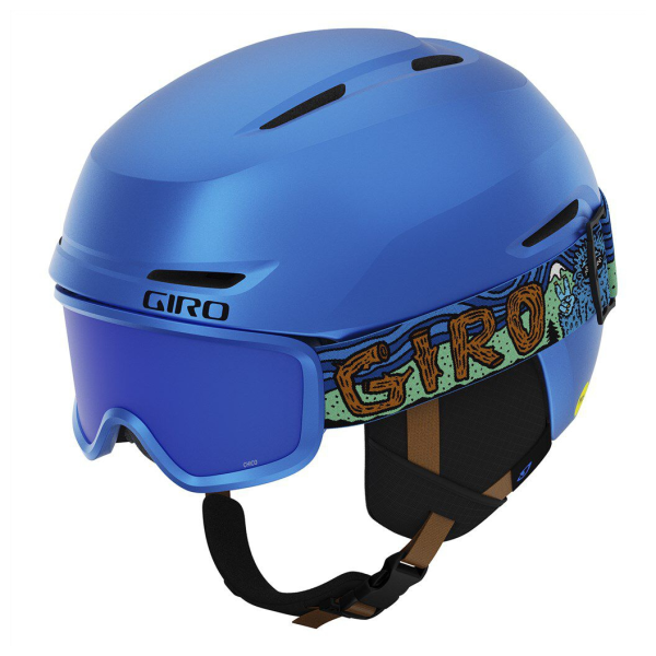 Giro Spur Flash Combo, blue shreddy yeti