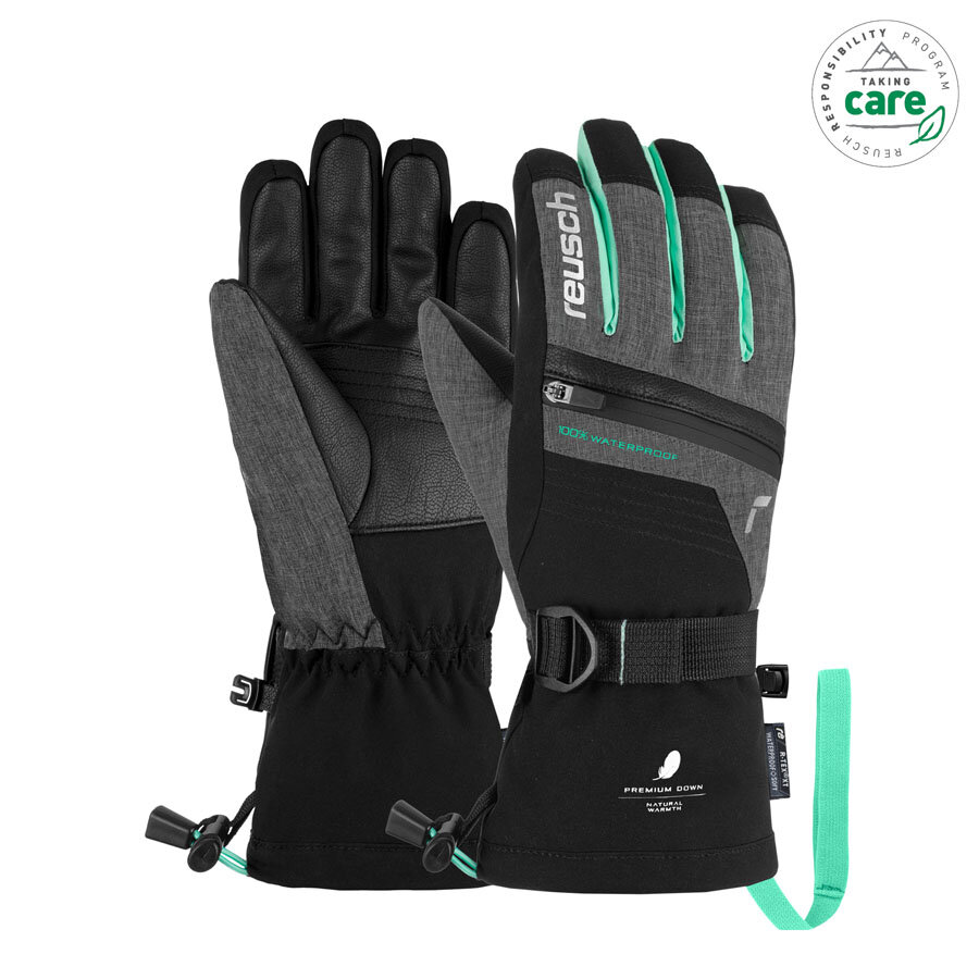 Reusch Lando R-TEX® XT Junior, blk_blk mel._cabb, 4