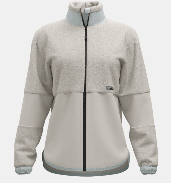 Ortovox FLEECE TEDDY JACKET W, white tea, XS