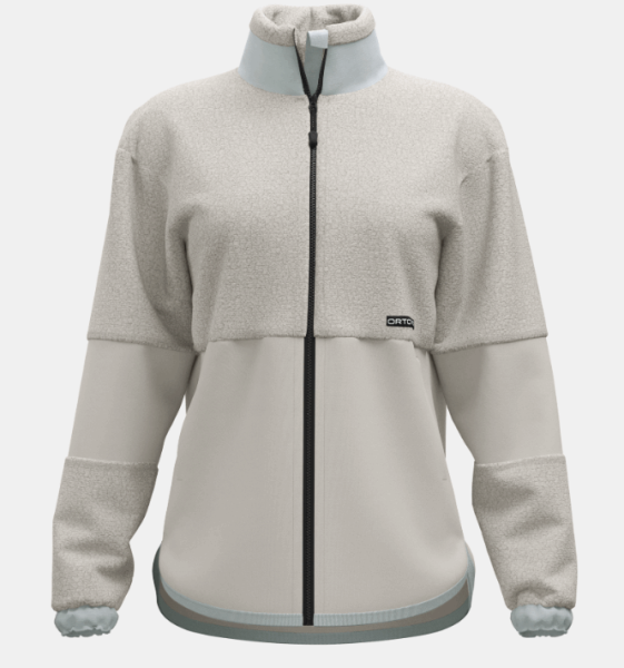 Ortovox FLEECE TEDDY JACKET W, white tea