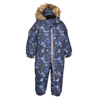 Rukka Jamin Kinder Thermo Overall, navy galaxie print, 86