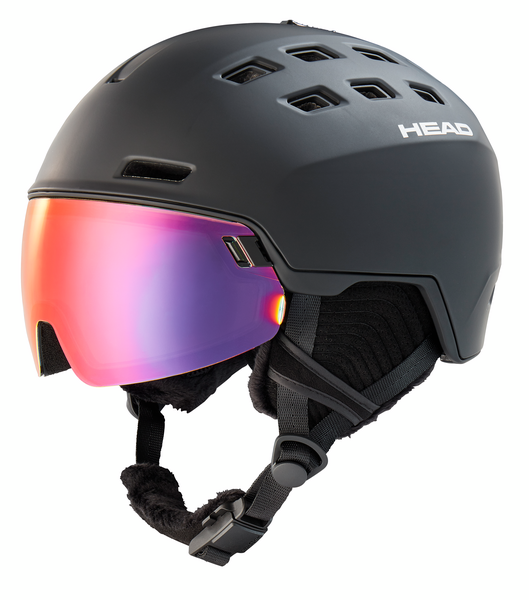HEAD RADAR 5K POLA, black, XS/S