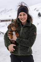 Rukka Rosemary Damen Fleece Jacke, port royale, 38