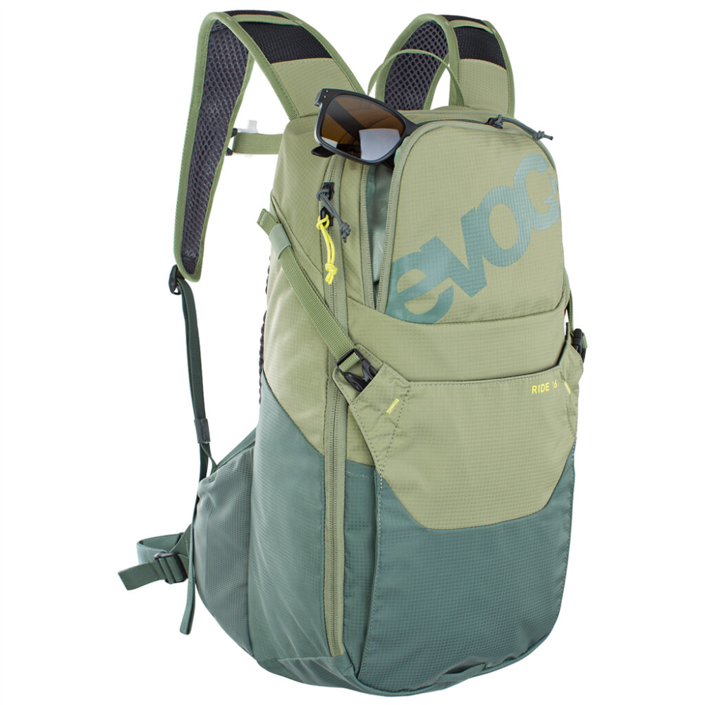 Evoc Ride 16L Backpack, light olive/olive, one size