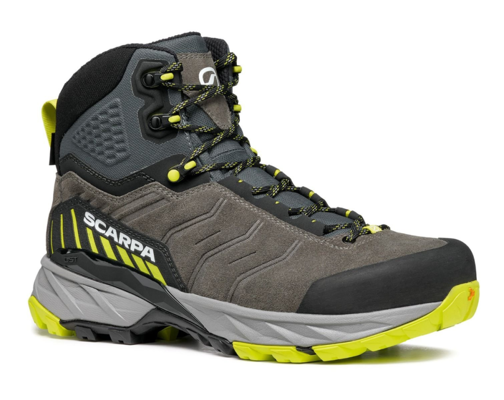 Scarpa Rush Trek Gtx, Titanium/lime, 45.5