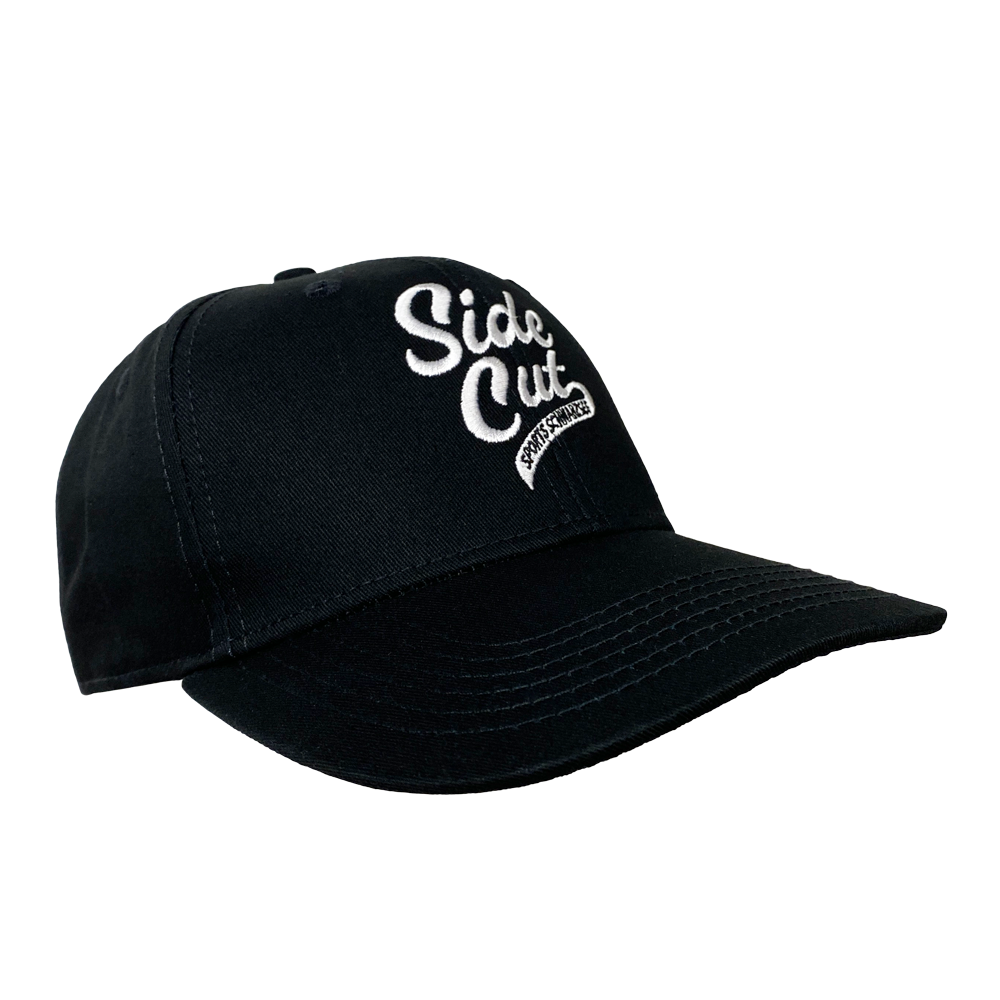 Bergsee Side Cut Snapback Cap, Black, one size