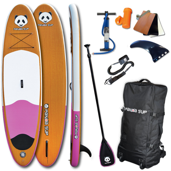 PandaSup iPanda 10'6" W Set, White / Pink / Black, 10.6''x32''x6''