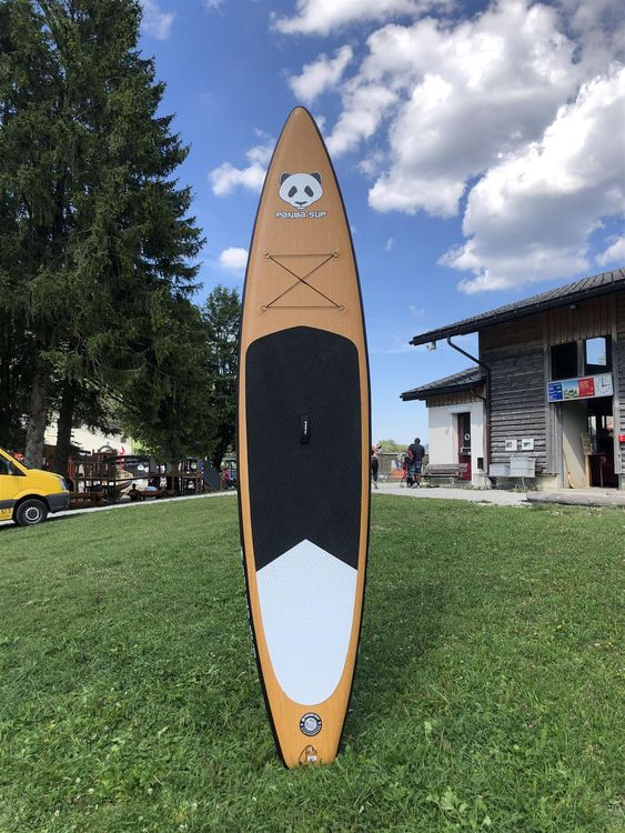 PandaSup iPanda SUP 12'6" DC, Natural Black, 12.6"x30"x6'' DC