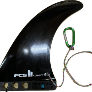 FCS II SUP Connect 9“ Finne US-Box mit Schnellverschluss + Sicherungskarabiner